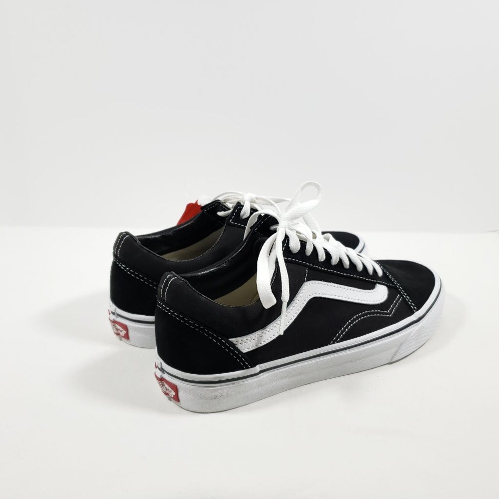 Vans Old Skool Black & White Skate Shoes Unisex - Picture 2 of 4